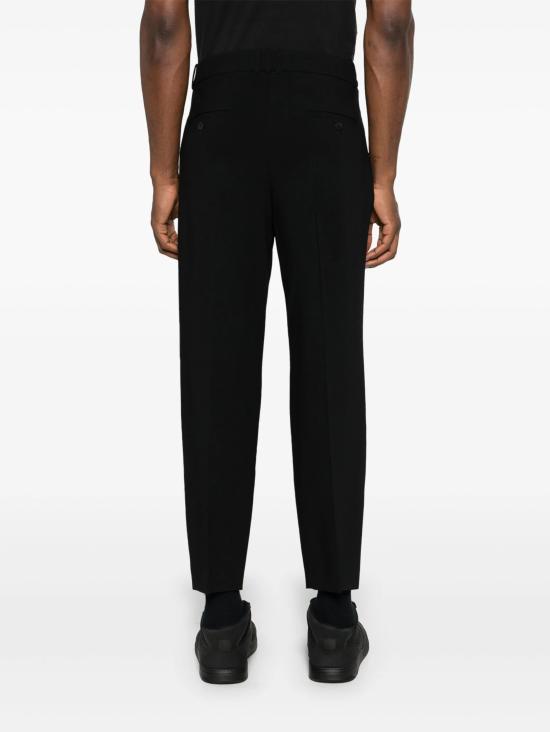 26SS 발망 스트레이트 팬츠 DH1PM037VD59 OPA BLACK - BALMAIN