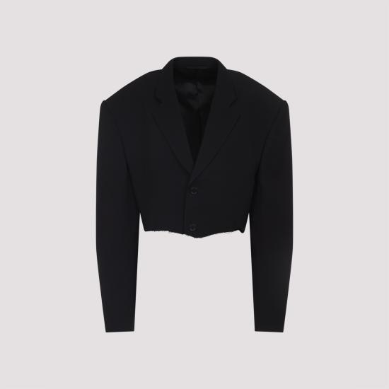 25FW 발렌시아가 자켓 839295TRT01 1000 BLACK - BALENCIAGA