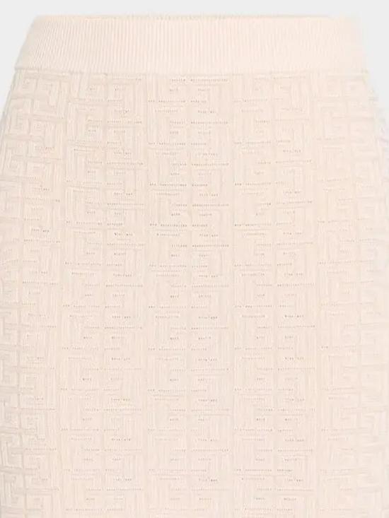 25FW 발망 숏 스커트 EF1LB004KI02 GUS NUDE NEUTRALS - BALMAIN