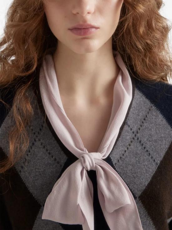 25FW 프라다 반팔 티셔츠 P424I167C F0014 PINK PURPLE - PRADA