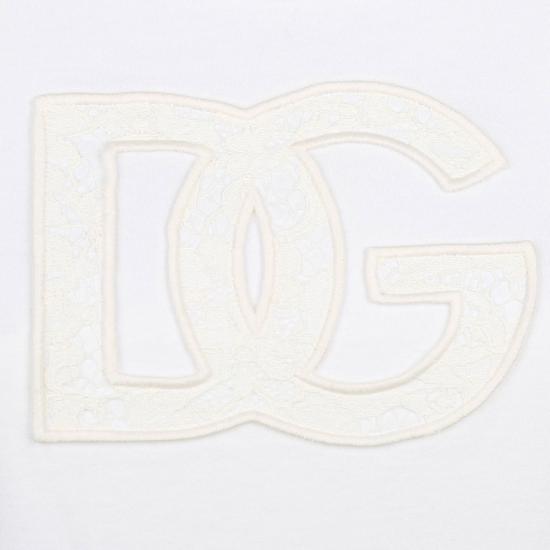 25FW 돌체앤가바나 반팔 티셔츠 F8M68ZGDB9O W0800 WHITE - DOLCE & GABBANA