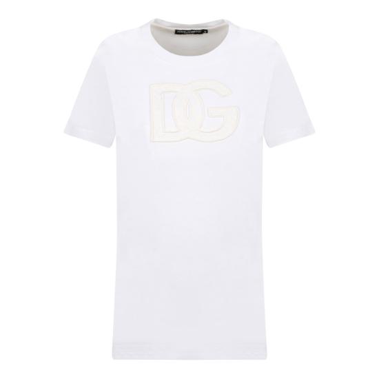 25FW 돌체앤가바나 반팔 티셔츠 F8M68ZGDB9O W0800 WHITE