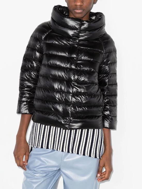 26FW 에르노 소피아 레귤러 핏 케이프 다운 자켓 PI0046DIC12017Z 9300 BLACK - HERNO