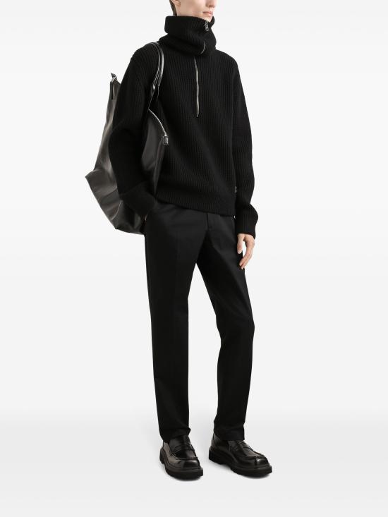 25FW 돌체앤가바나 스트레이트 팬츠 GP0K3TFUFL3 N0000 BLACK - DOLCE & GABBANA