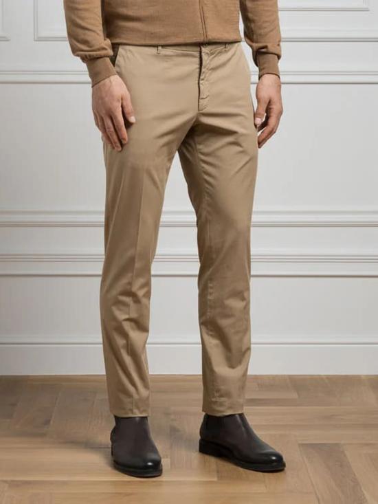  인코텍스 스트레이트 팬츠 1W00849098A 425 NUDE NEUTRALS - INCOTEX