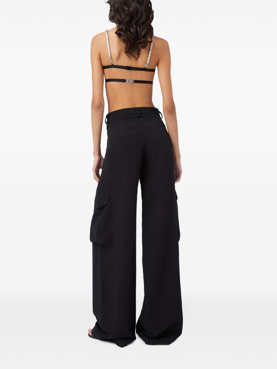  지씨디에스 스트레이트 팬츠 A1OW2903TA4 99 BLACK - GCDS