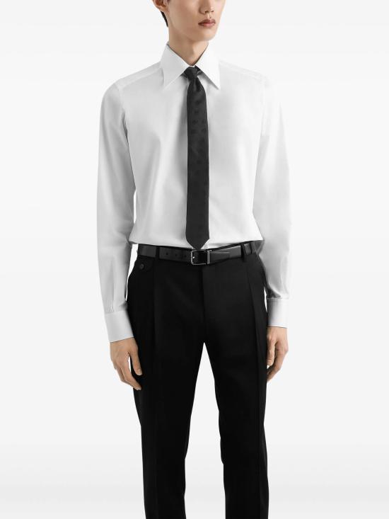 25FW 돌체앤가바나 넥타이 GT149EFJ1JY N0000 BLACK - DOLCE & GABBANA