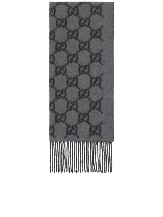 26SS 구찌 GG 캐시미어 스카프 8123174GABX 1260 GREY