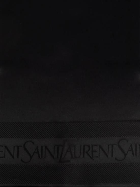 25FW 생로랑 머플러/스카프 7986603Y011 1000 BLACK - SAINT LAURENT