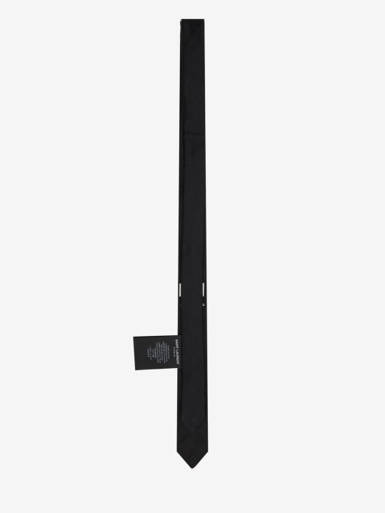 26FW 생로랑 넥타이 7200953Y043 1000 BLACK - SAINT LAURENT
