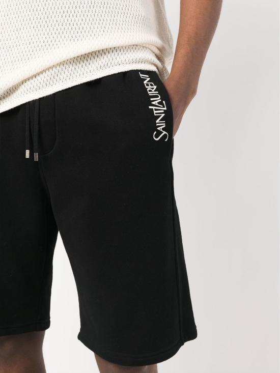 25FW 생로랑 스트레이트 팬츠 732762Y36SW 1095 BLACK - SAINT LAURENT