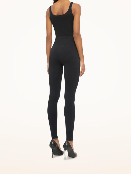 26FW 월포드 스트레이트 팬츠 16021 7005 BLACK - WOLFORD