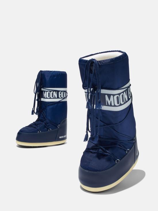 26FW 문부츠 아이콘 나일론 부츠 80D1400440UNISEX F003 BLUE - MOON BOOT