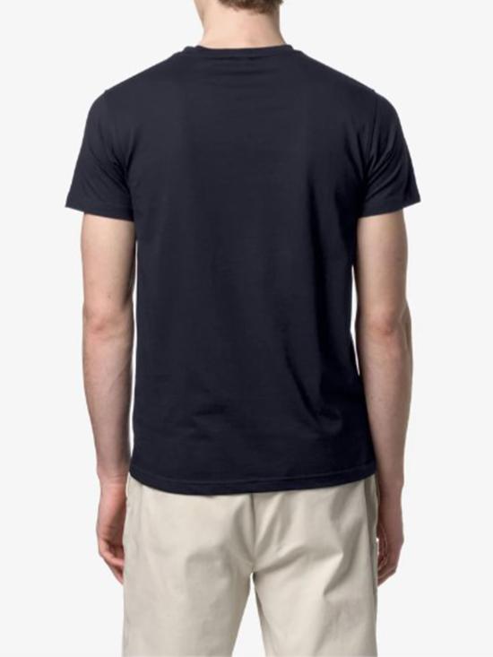 25SS 까웨 반팔 티셔츠 K31368WUOMO K89 BLUE - K-WAY