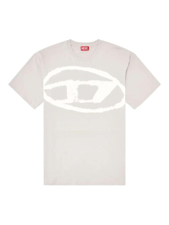 25FW 디젤 반팔 티셔츠 A148720QKAS 9BZ WHITE