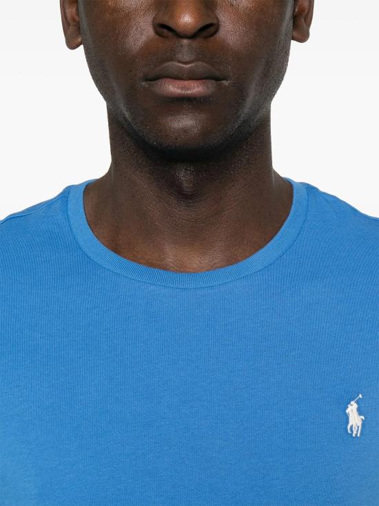 25FW 폴로 랄프로렌 반팔 티셔츠 710671438 411 BLUE - POLO RALPH LAUREN