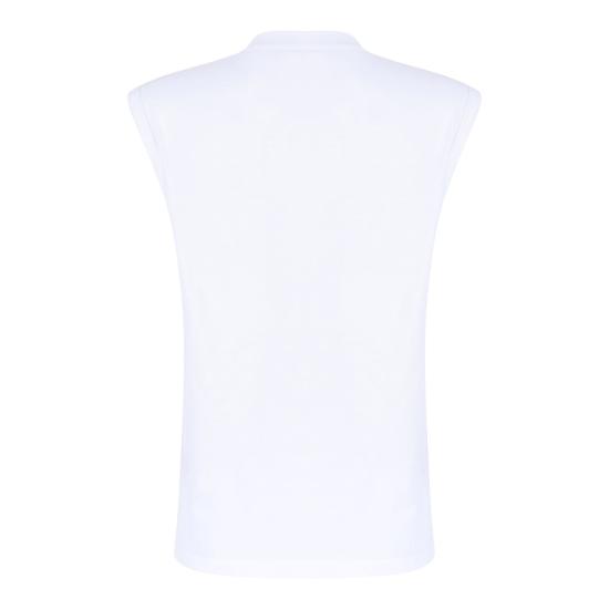 25FW 발망 반팔 티셔츠 CF1ED001BB02 GAB WHITE - BALMAIN