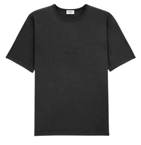 26FW 생로랑 반팔 티셔츠 818535YBHD2 1025 BLACK