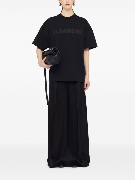 25FW 질샌더 반팔 티셔츠 J03GC0137J20243 001 BLACK - JIL SANDER