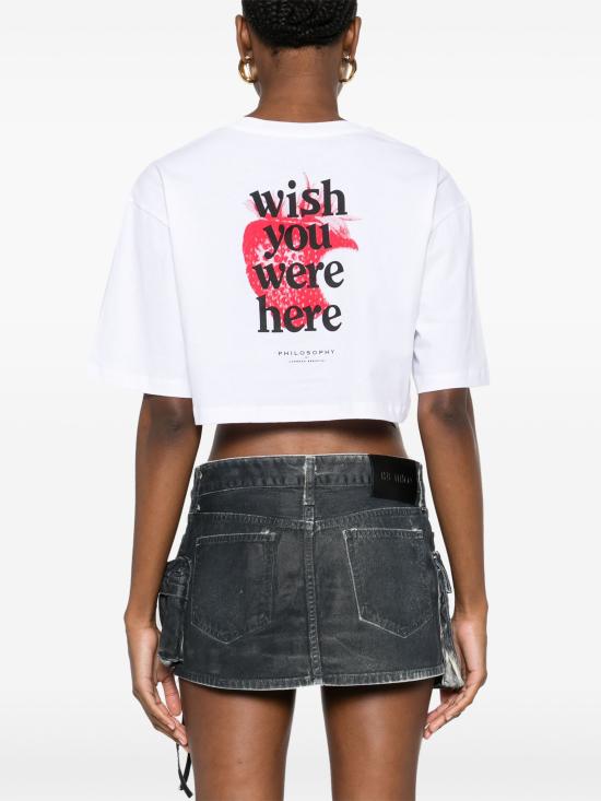 25SS 필로소피 반팔 티셔츠 A07030744 2001 WHITE - PHILOSOPHY