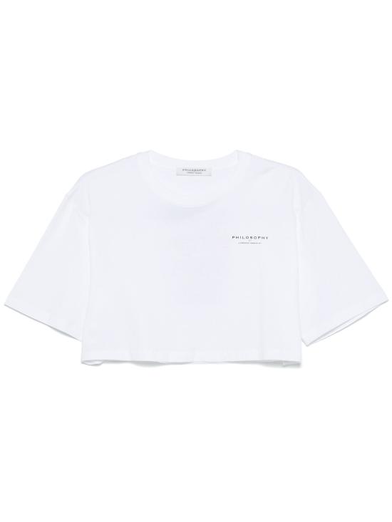 25SS 필로소피 반팔 티셔츠 A07030744 2001 WHITE