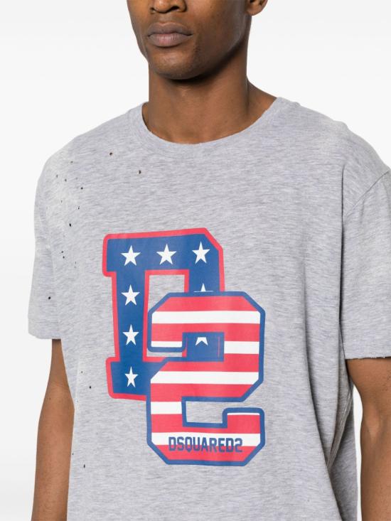  디스퀘어드2 반팔 티셔츠 S74GD1249S22146 857M GREY - DSQUARED2