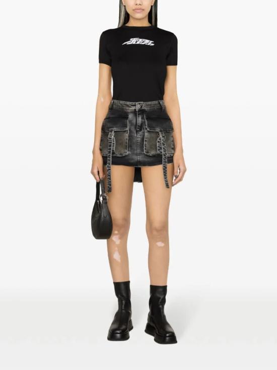  엠부시 반팔 티셔츠 BWAA043F23JER001 1010 BLACK - AMBUSH