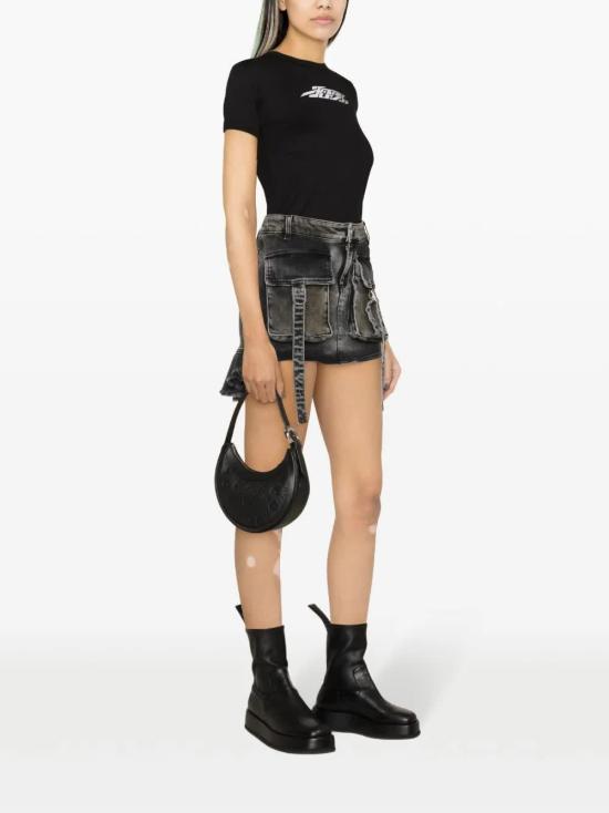  엠부시 반팔 티셔츠 BWAA043F23JER001 1010 BLACK - AMBUSH