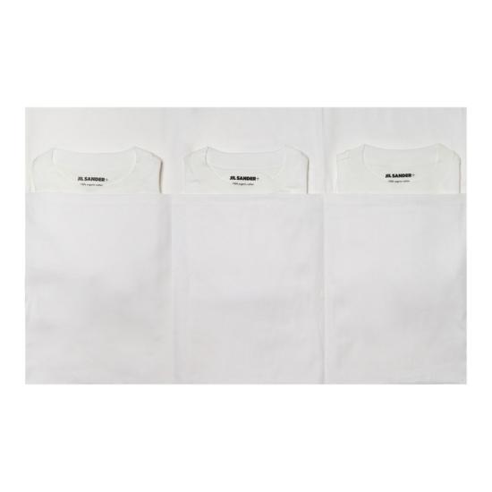 26SS 질샌더 반팔 티셔츠 J47GC0001J45048 100 WHITE