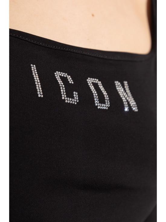 24FW 디스퀘어드2 미디 원피스 S80CT0043S24588 900 BLACK - DSQUARED2