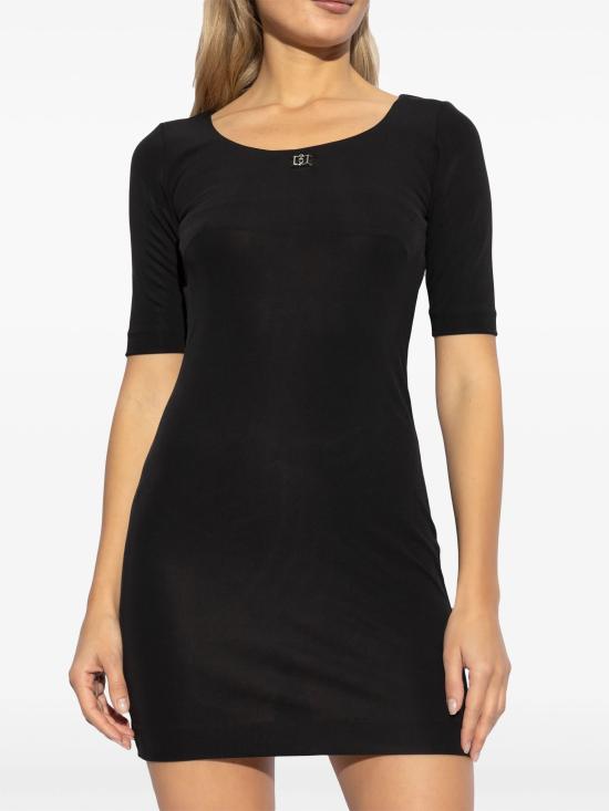 24FW 디스퀘어드2 미디 원피스 S75CV0849S24588 900 BLACK - DSQUARED2