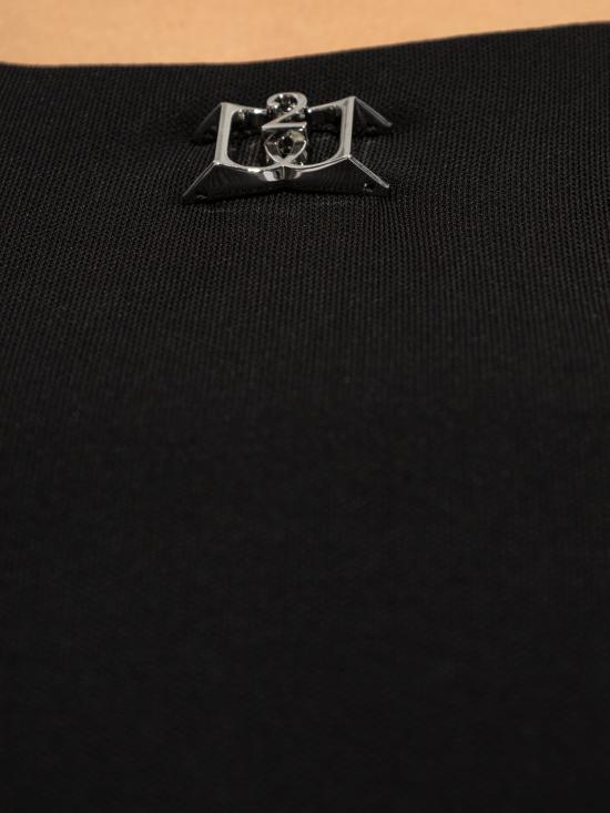 24FW 디스퀘어드2 미디 원피스 S75CV0849S24588 900 BLACK - DSQUARED2