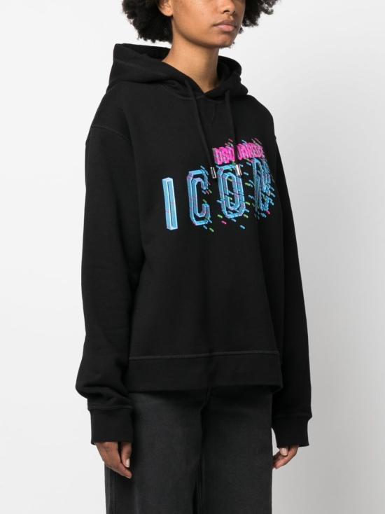 24FW 디스퀘어드2 스웨터 S80GU0093S25516 900 BLACK - DSQUARED2