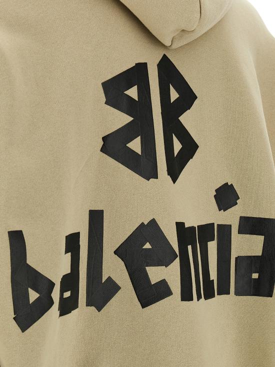 25FW 발렌시아가 테이프 포켓 후디 744441TSV869501 - BALENCIAGA