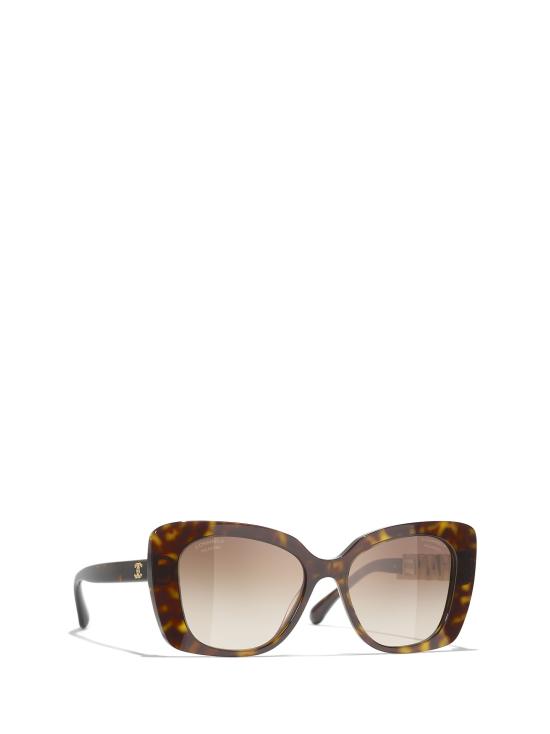 26FW 샤넬 선글라스 CH5422B C714S9 DARK HAVANA - CHANEL