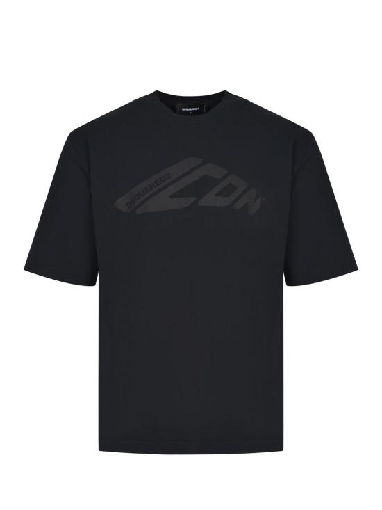 25FW 디스퀘어드2 반팔 티셔츠 S79GC0107S24583 900 Black