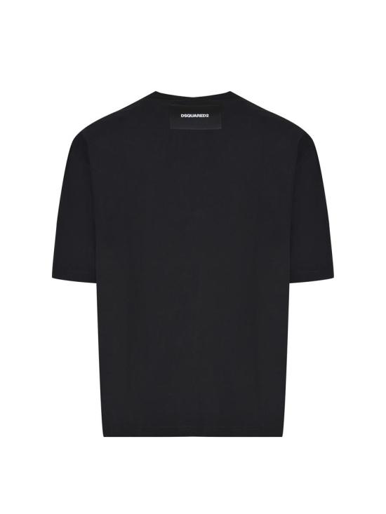 25FW 디스퀘어드2 반팔 티셔츠 S74GD1408S24583 900 Black - DSQUARED2