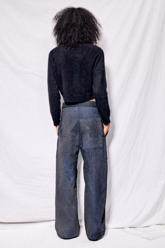  어셈블리 뉴욕 긴팔 티셔츠 어셈블리 브러시드 크롭 롱슬리브 티셔츠 - ASSEMBLY NEW YORK