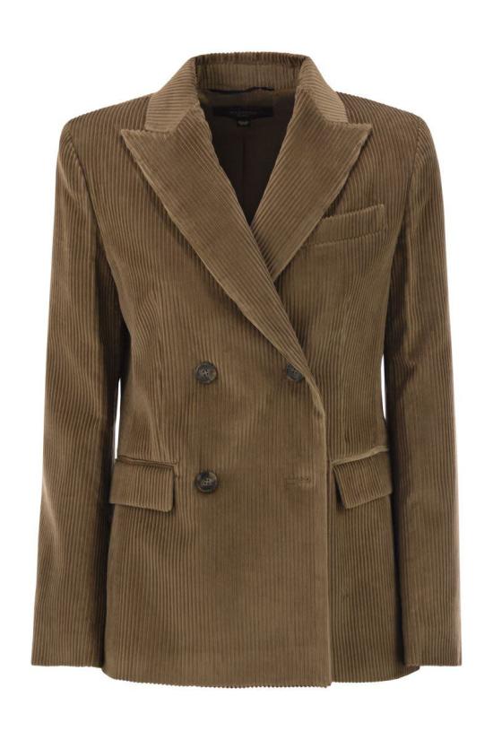 25FW 위켄드막스마라 수트 자켓 2525046062600 006 Brown