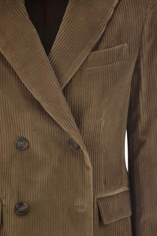 25FW 위켄드막스마라 수트 자켓 2525046062600 006 Brown - WEEKEND MAX MARA