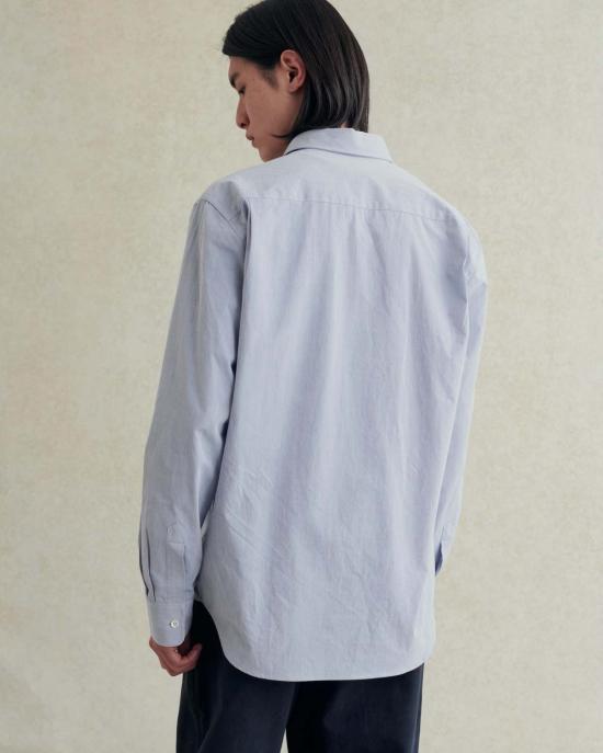  De Bonne Facture 긴팔 셔츠 아티스트  옥스포드 블루 - OTHER BRANDS