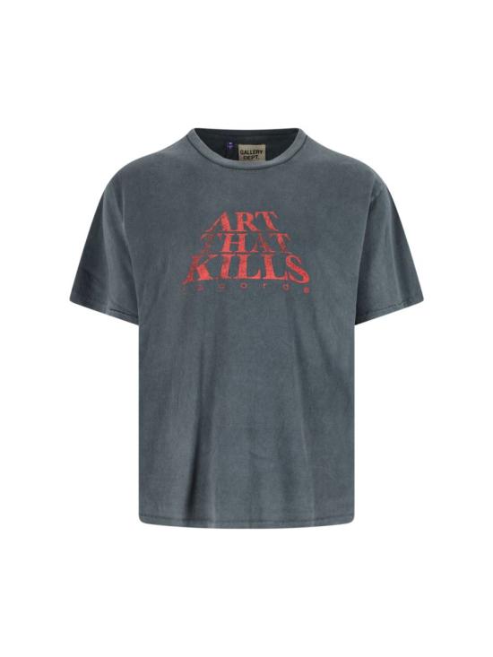 25FW 갤러리 디파트먼트 반팔 티셔츠 TFL 10292LIGHT VINTAGE BLACK GREY