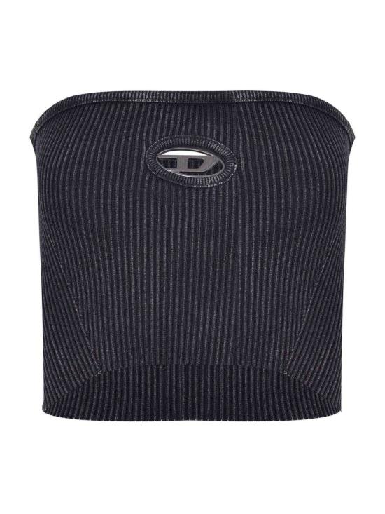 25FW 디젤 민소매 티셔츠 A148130AKBQ 900 Black