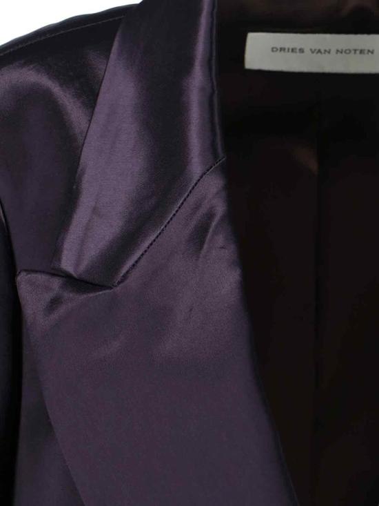 25FW 드리스 반 노튼 코트 010409 2071402 Purple - DRIES VAN NOTEN