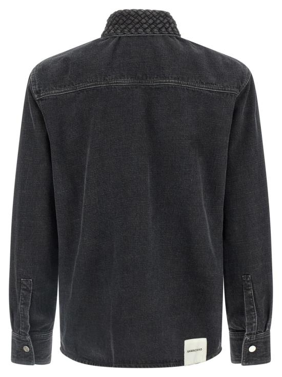 25FW 나마체코 긴팔 셔츠 NW25410N14009200 Black - NAMACHEKO