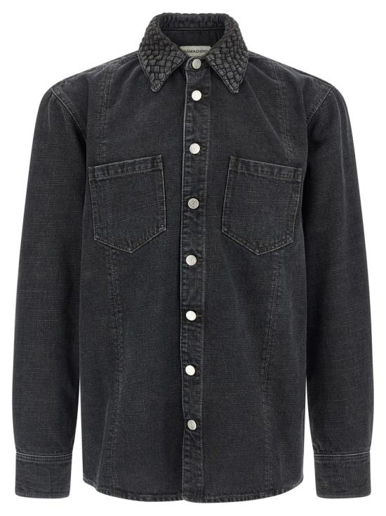 25FW 나마체코 긴팔 셔츠 NW25410N14009200 Black