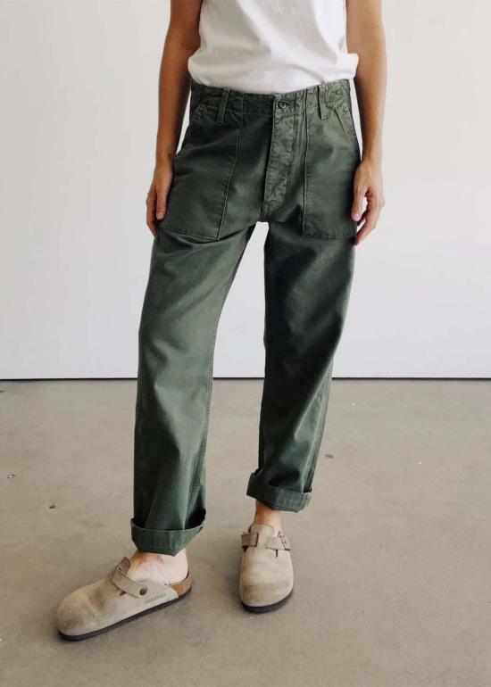  헤이갱 스트레이트 팬츠 헤이 갱단 장교 팬트 - HEY GANG