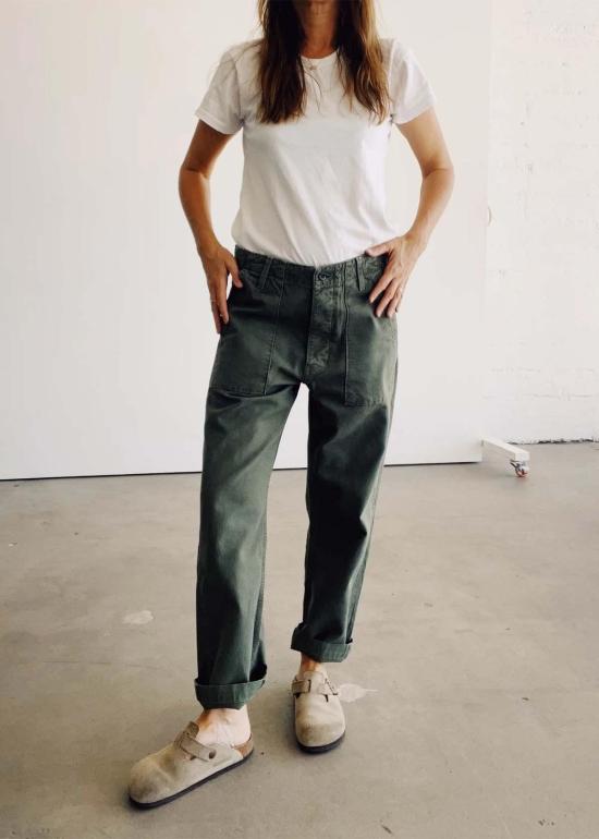  헤이갱 스트레이트 팬츠 헤이 갱단 장교 팬트