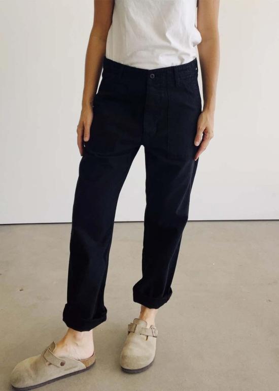  헤이갱 스트레이트 팬츠 헤이 갱단 장교 팬트 - HEY GANG