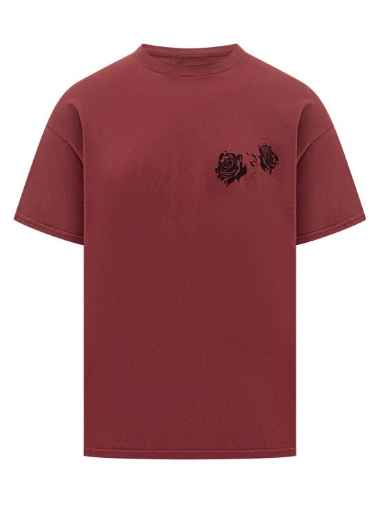 25FW 윌리 차바리아 반팔 티셔츠 WCJSY0147 006 RED